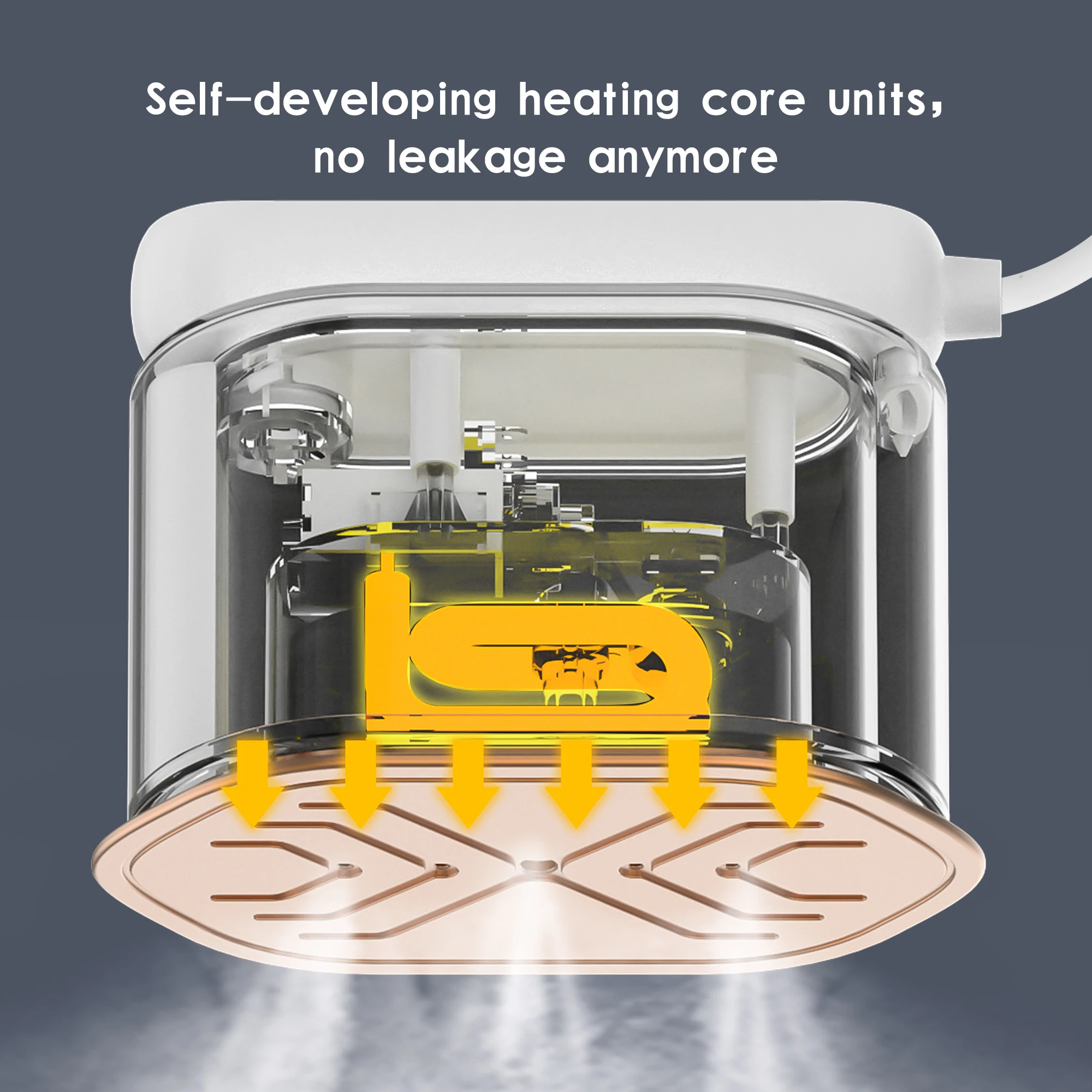 New High Pressure folding Garment Steamer with Large Water Tank handheld  Steam Iron