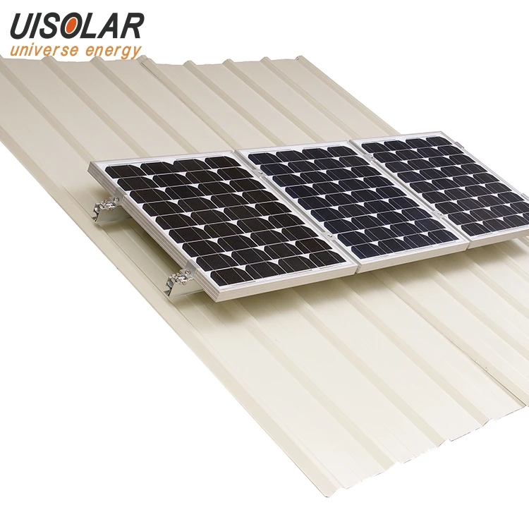 UISOLAR High Quality Solar Panel Photovoltaic Metal Roof Standing System Tin Roof Solar Mount Solar Roof Mounting System