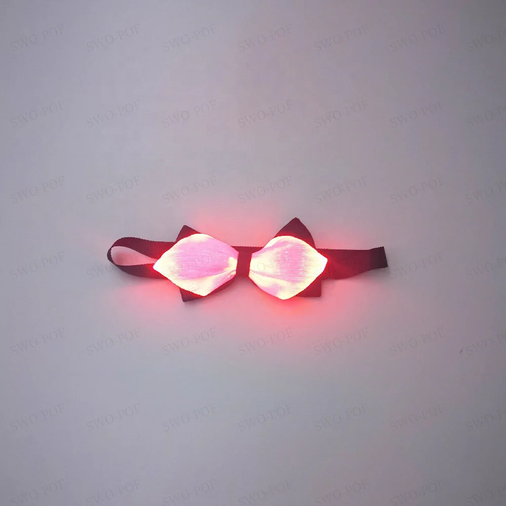 Luminous LED Light Up Bow Tie for Decoration