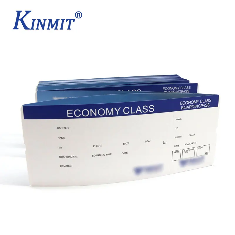 Персонализированный вырезанный вентилятор, сложенная термобумага для посадки, билетов на авиаперевозку, печать фильмов, лотерейный билет для госмероприятия
