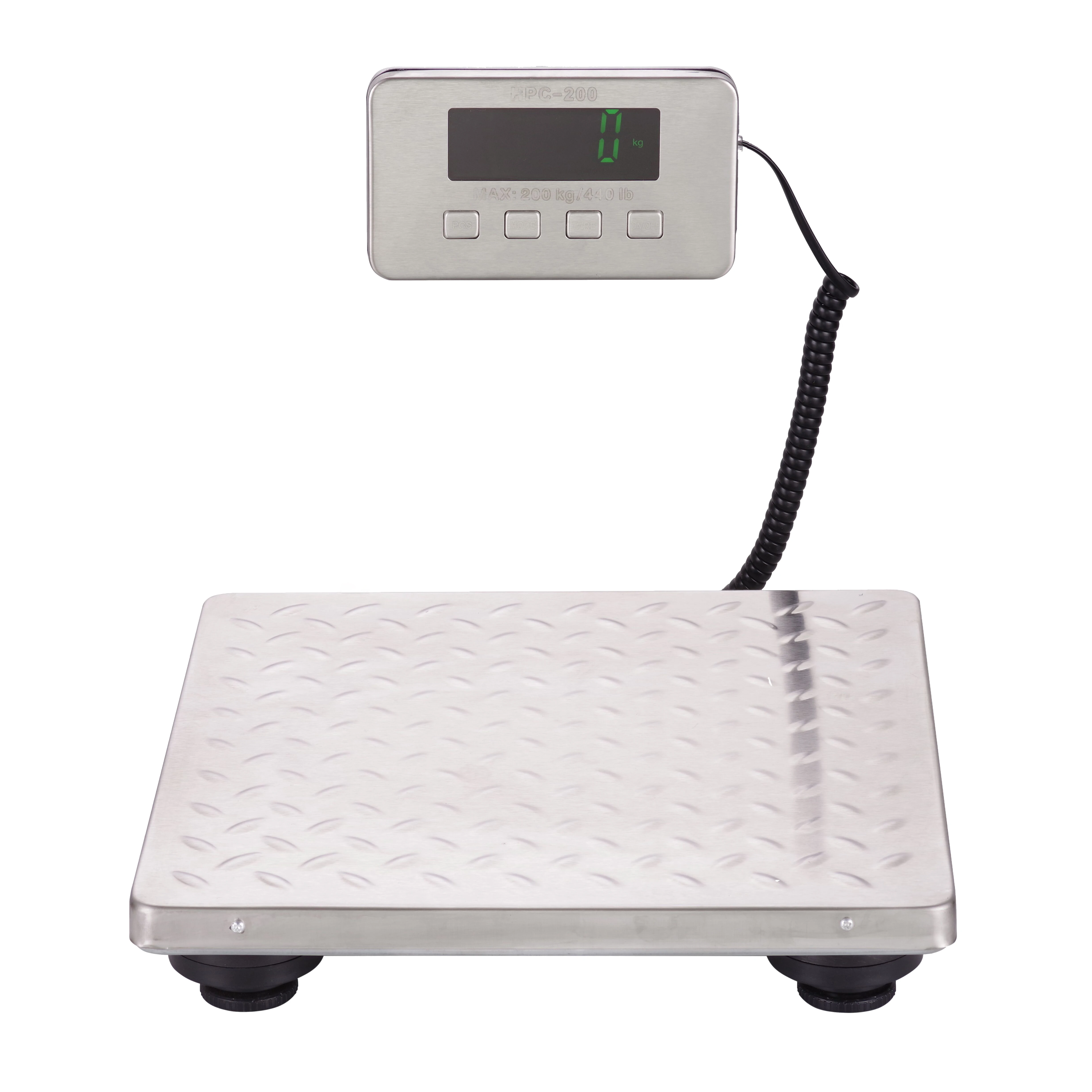 50kg 100kg 200kg dog cat pig cow anti-slip stainless steel livestock digital portable cattle weighing platform scales