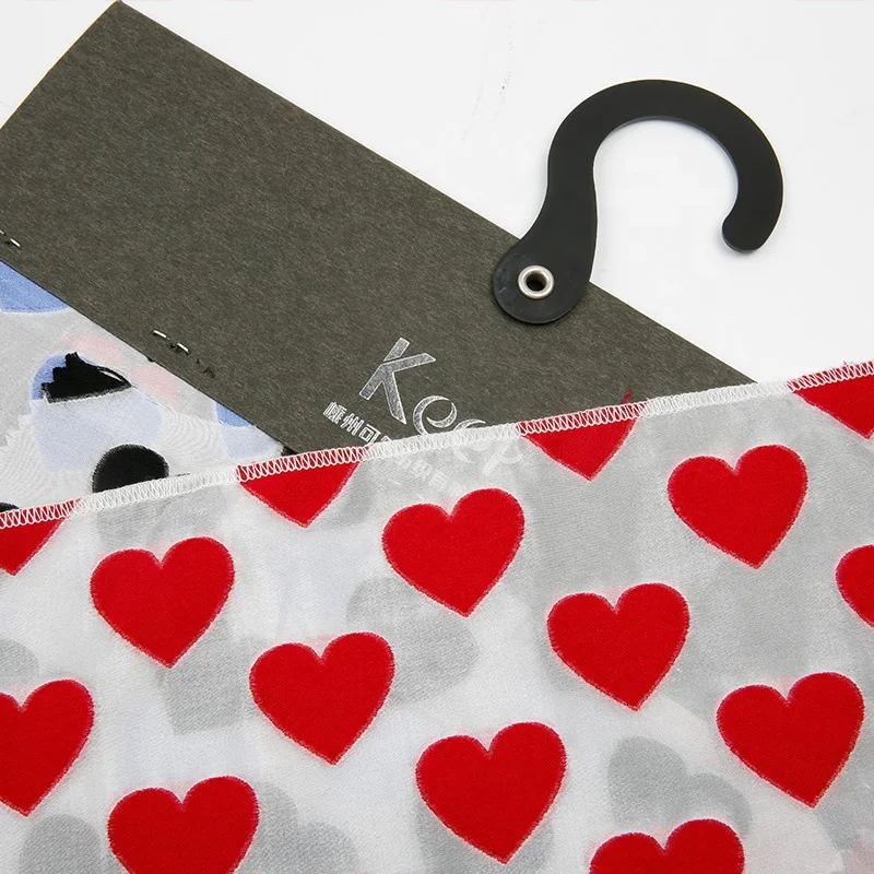 TDR1458-L China Supplier 100% Polyester Heart Embossed Clipped jacquard Fabric for Skirt Dress Fashions