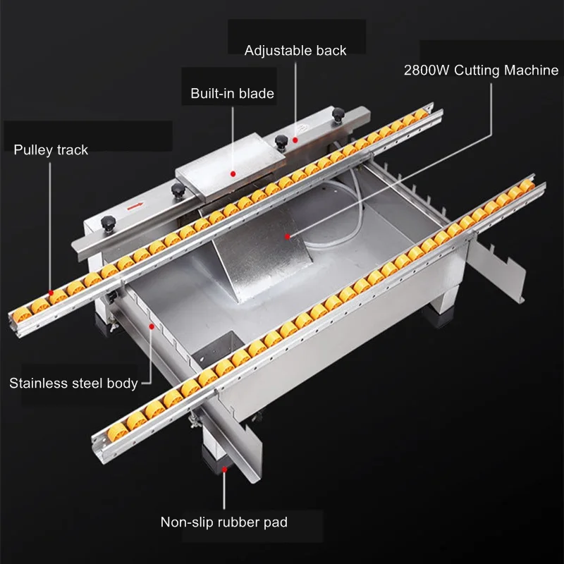 Dust-free Tile Chamfering Machine 45 Degree Desk Tile Cutting Machine