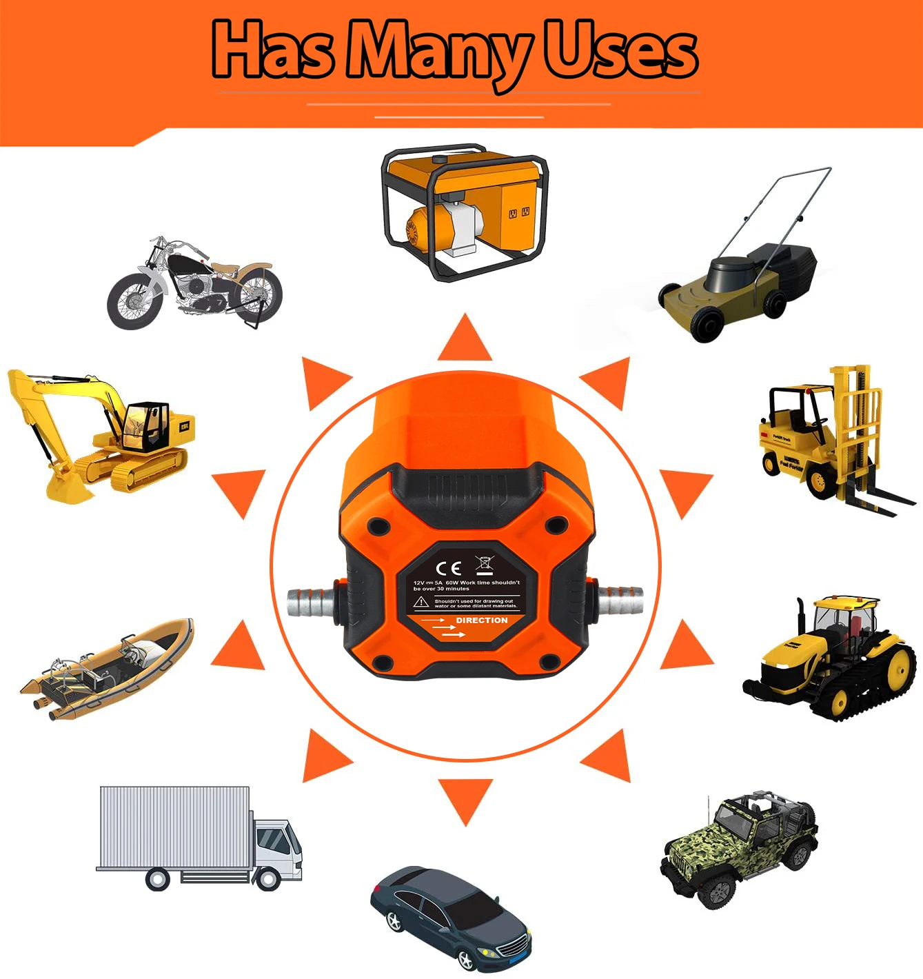 high quality 12v portable dc electric fuel transfer pump diesel oil kerosene fuel transfer extractor pump