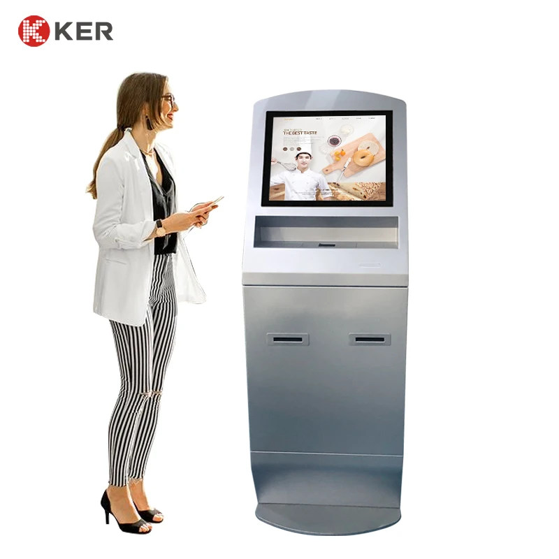 17-дюймовый киоск самообслуживания для регистрации и отъезда отеля CE \ FCC \ ffohs киоск самообслуживания сенсорный ПК для киоска самообслуживания