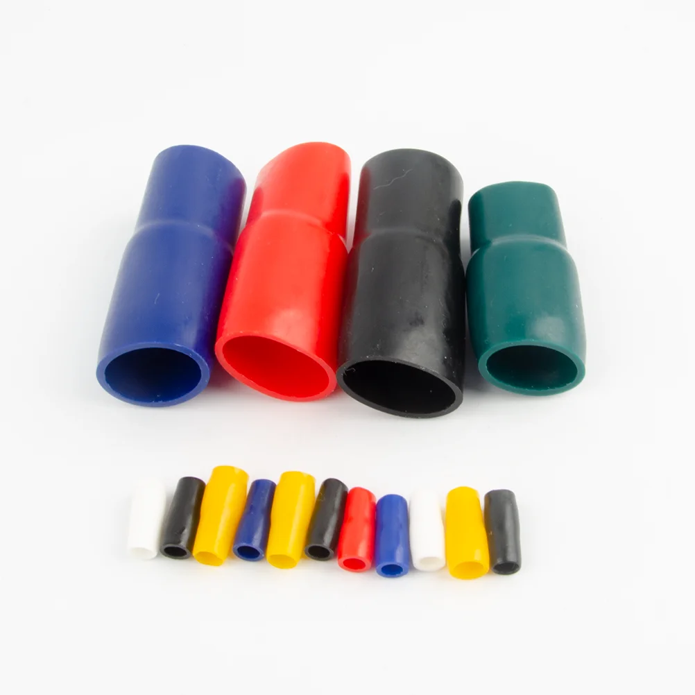 3-8mm End Cap PVC Plastic Cable Wire Thread Waterproof Cover Vinyl End Cap PVC Rubber Steel Pole Tube Pipe Protecting