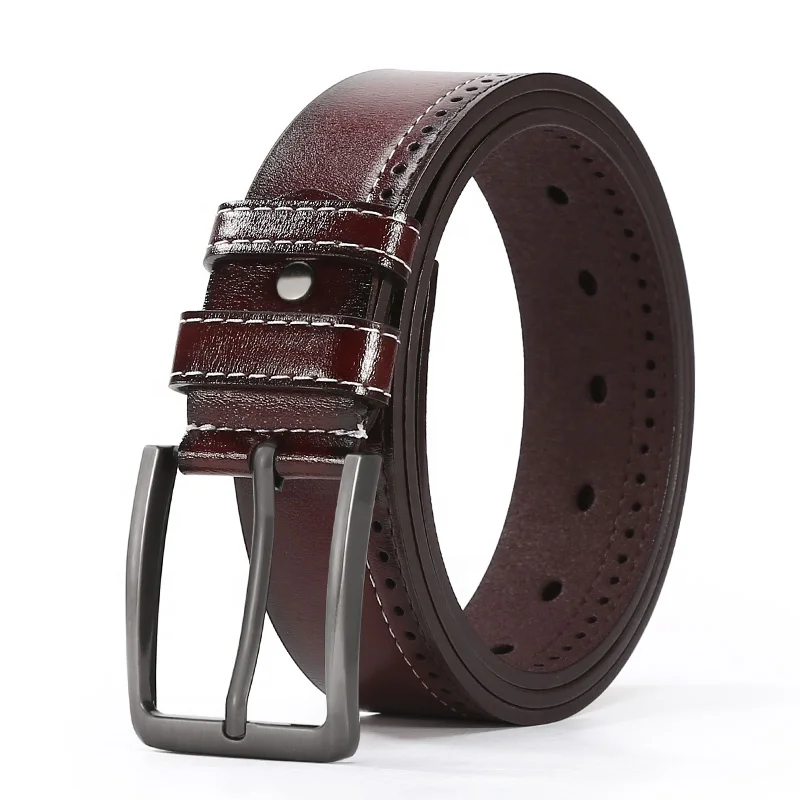 2022 tpu leather Professional best price hard quality customize pin buckle belt for men