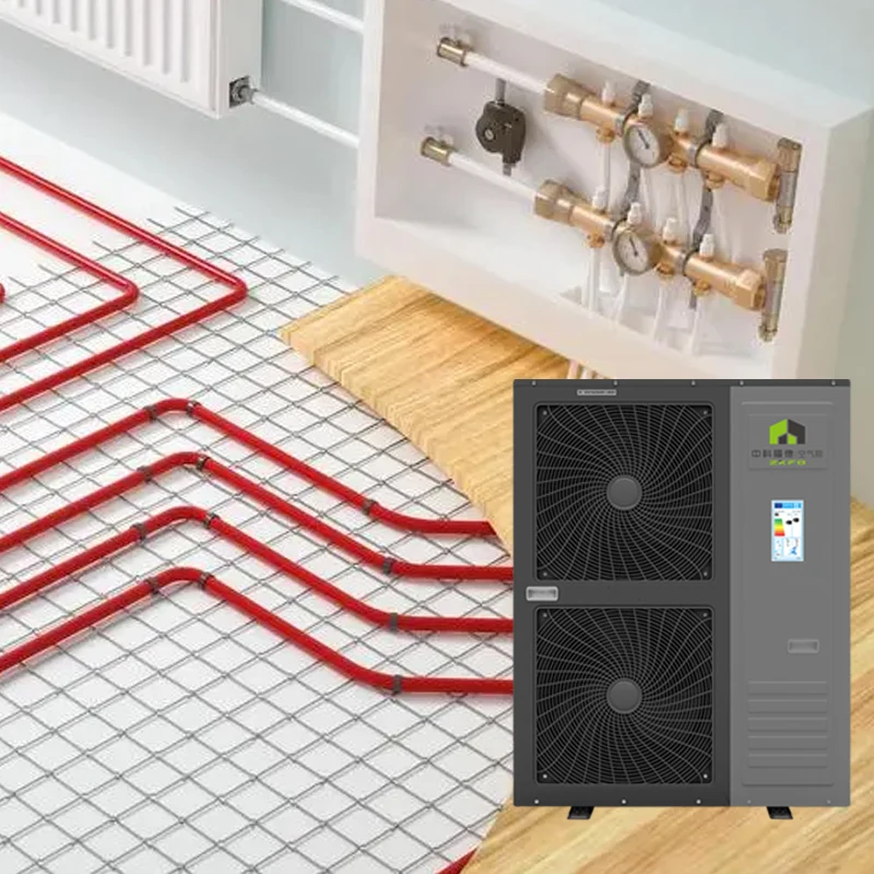 fude New Energy 6kw 10kw 16kw 20kw 30kw 40kw Air Source full Dc Inverter Air To Water R32 R410A Heat Pump Heating Cooling