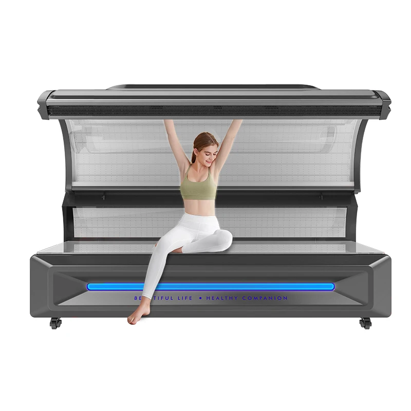 Laser LED diode red infrared 633/850/940 NIR full body capsule Sauna-Home Far Infrared with Low EMF Heating bed fitness