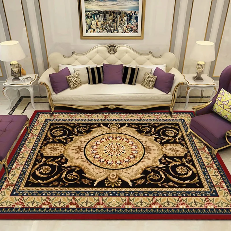 Easycarpeter Quality Modern 3d and carpets turkish Area mats for Living Room carpet washable non-slip center mat