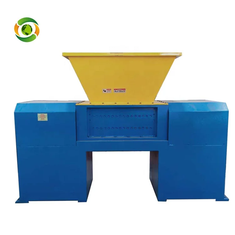 Double Shaft OTR Old Rubber Car Tyre Shredding Machines Price Industrial Scrap Tire Shredder Machinery