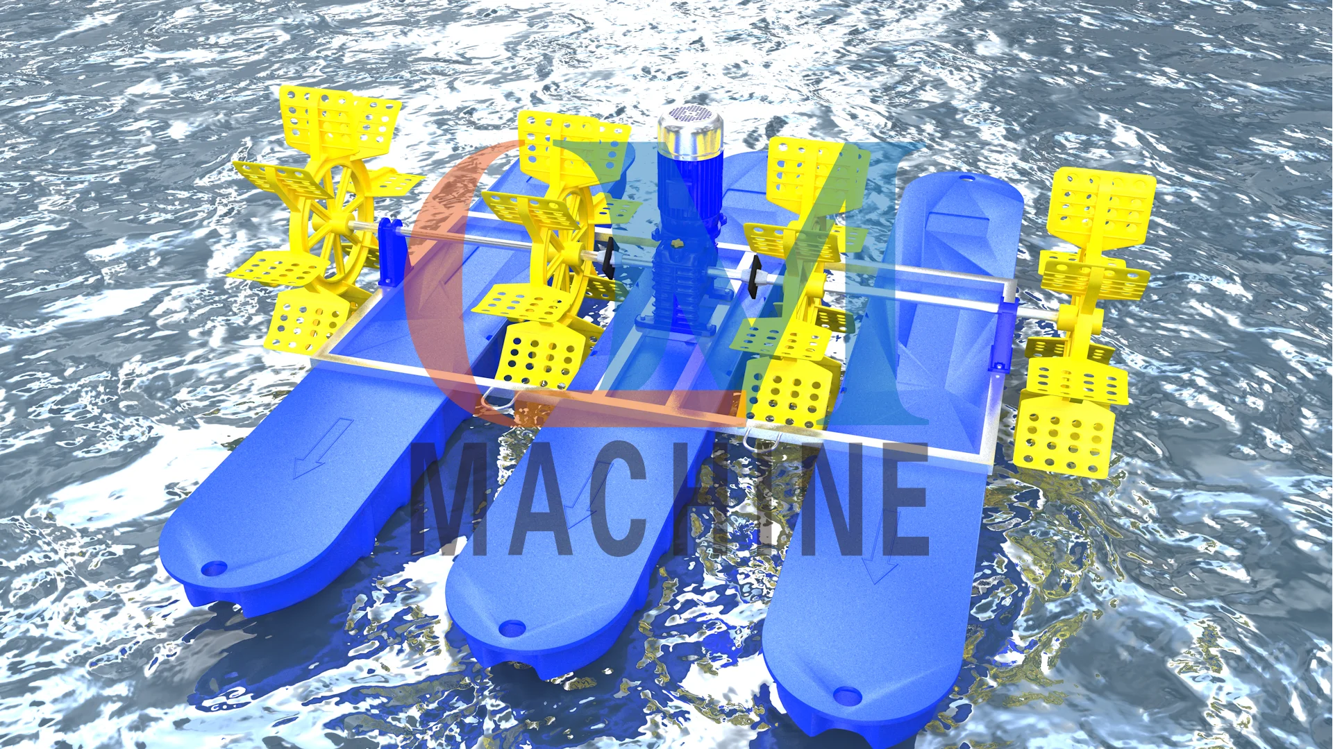 2hp paddle wheel aerator  shrimp farming aerator aerator floats