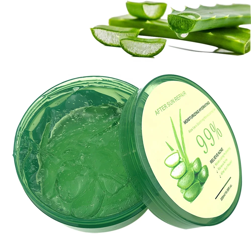 Собственная Марка, корейский уход за кожей, Лучший Натуральный Увлажняющий Успокаивающий органический гель алоэ вера