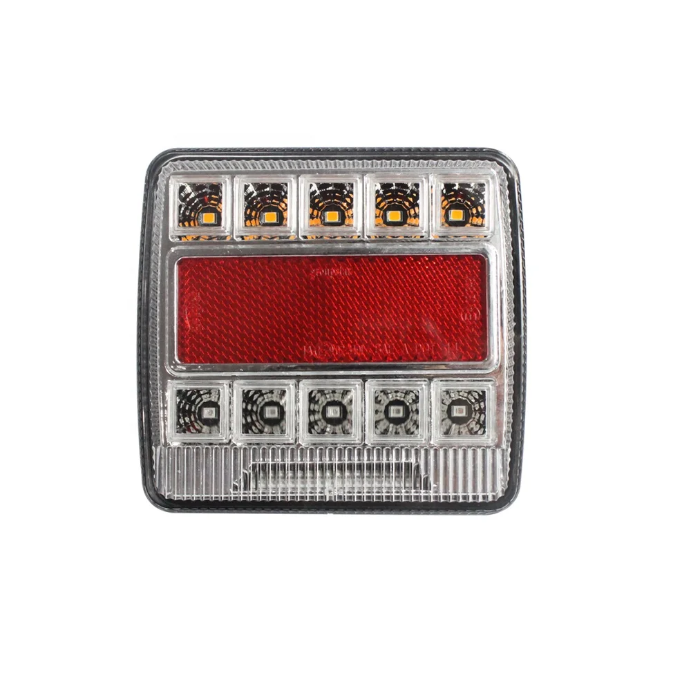 Square Indicator Stop Tail Lamp Signal Tail Lights For Trailer Truck