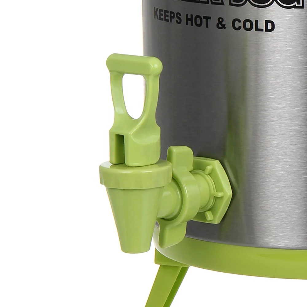 Commercial Hotel Restaurant Coffee Bubble Tea Insulated Stainless Steel 7.7L Water Jug Hot & Cold Thermo Milk Barrel Tea Bucket