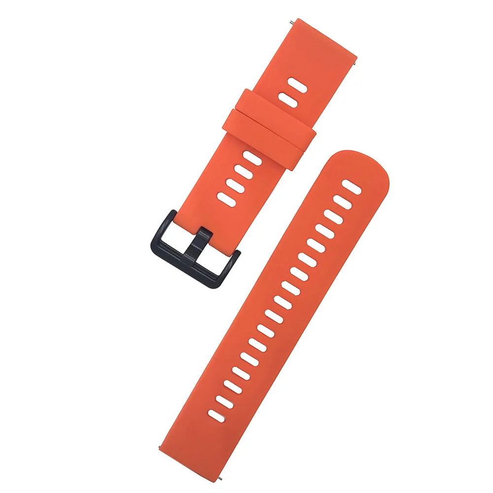 Классический силиконовый сменный ремешок для часов 20 мм 22 Samsung Huawei Amazfit Haylou Mibro и Garmin
