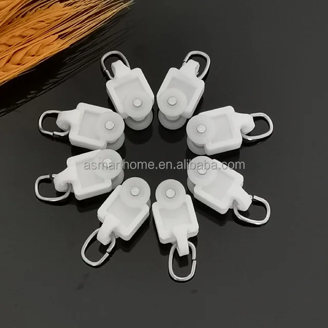 Wholesale Variety Straight Curtain Rail Accessories  Automatic Double Track Curtain Accessories  PE Plastic Curtain Track Runner