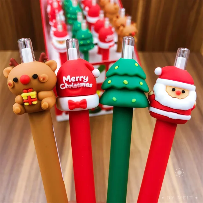 European American Best selling Christmas Style writing stationery items list with cheap price Kawaii mechanical pencils for gift