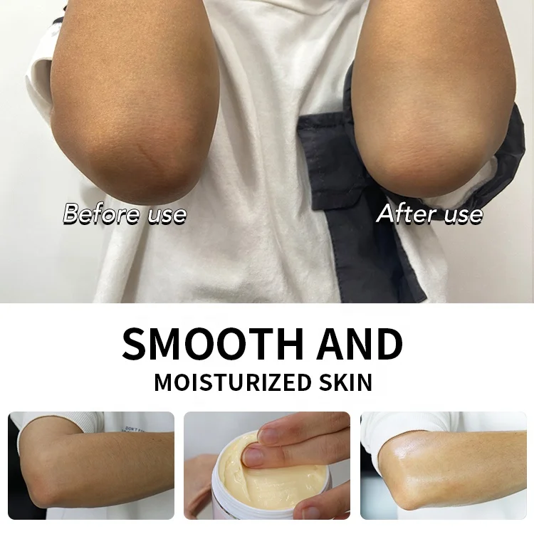 Private Label Skincare Product Natural Brightening Body Lotion Deep Lightening Shea Butter Cosmetic Cream For Daily Use