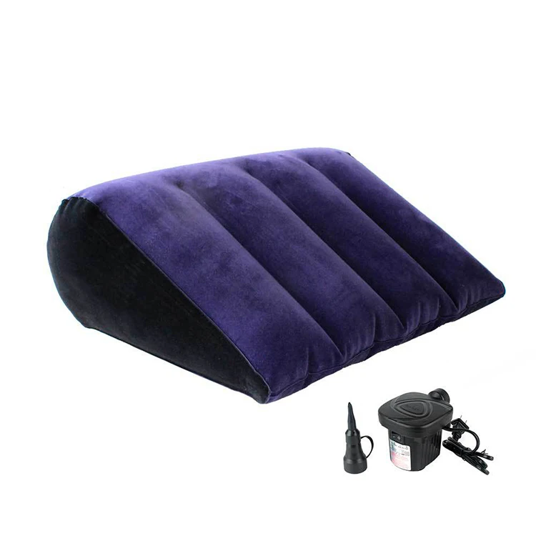 Hot selling sex bed furniture Triangle Wedge pillow sex position pad inflatable pillow