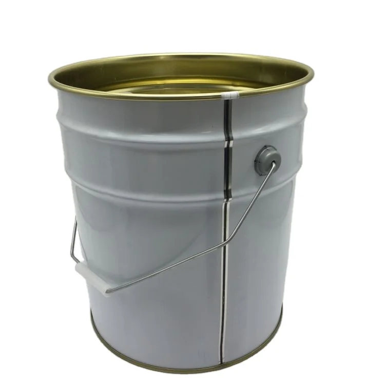 5 Gallon tin pail 10L 18L Metal bucket Large Drums Pails with Handle and Lid
