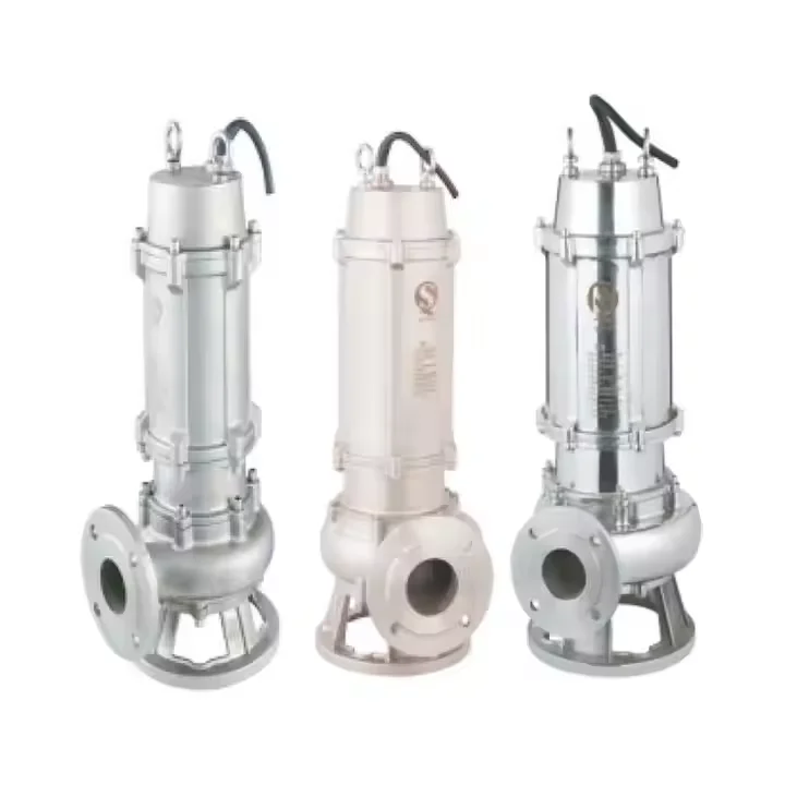 Submersible Sewage WQ(D) Series 316 Stainless Steel Water Pump 0.75-7.5kw Electric Power Dirty Water (National Standard Flange)