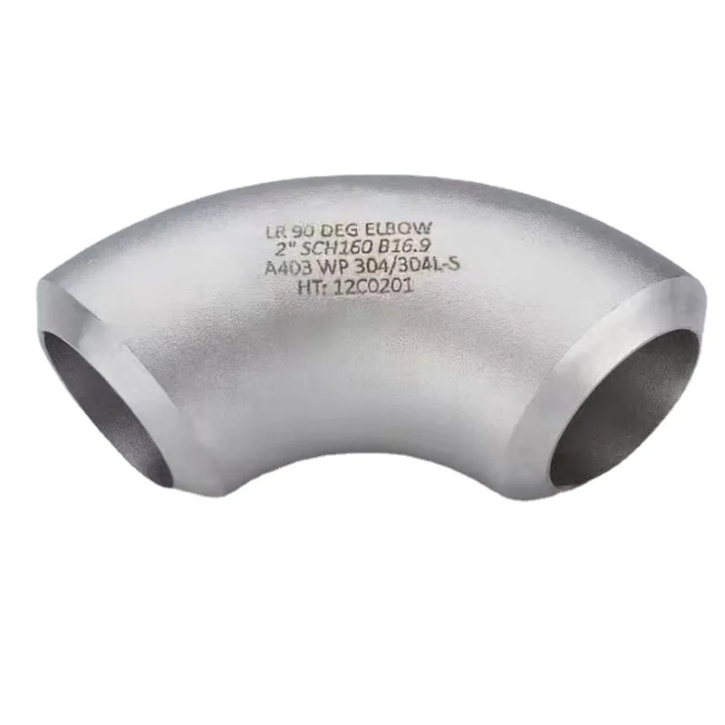 Wholesale brush finish elbow socket banded 316l stainless steel pipe fittings