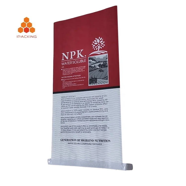 agriculture laminated polypropylene NPK fertilizer animal feed corn seed bags 50kg Factory supplier