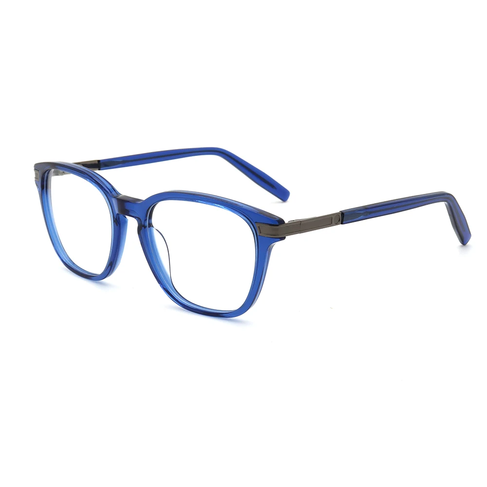 VIFF MB1045 Square Acetate Frames Key Hole Vintage Thin Eye Glasses High Quality Optical Stainless Frame 2022