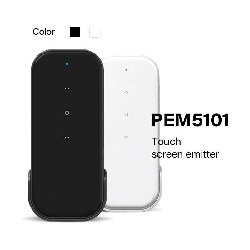 POYAL Modern Smart Home Products Remote Control Glass Touch Screen Emitter Smart Curtain Motor Controller Opener