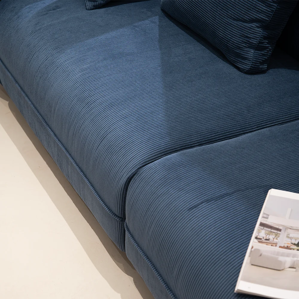 Streamlined Sofa with Sleek Lines and Comfortable Cushions Ideal for Modern Homes