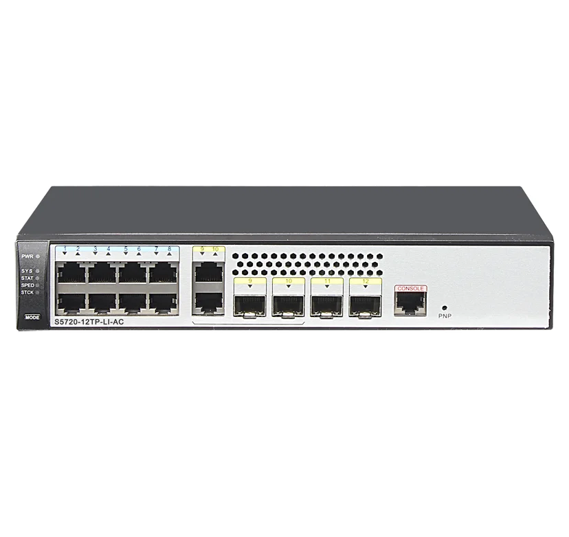 Model S5720-12TP-LI-AC 8-port full gigabit electric 4 gigabit optical two-layer network management Ethernet switch