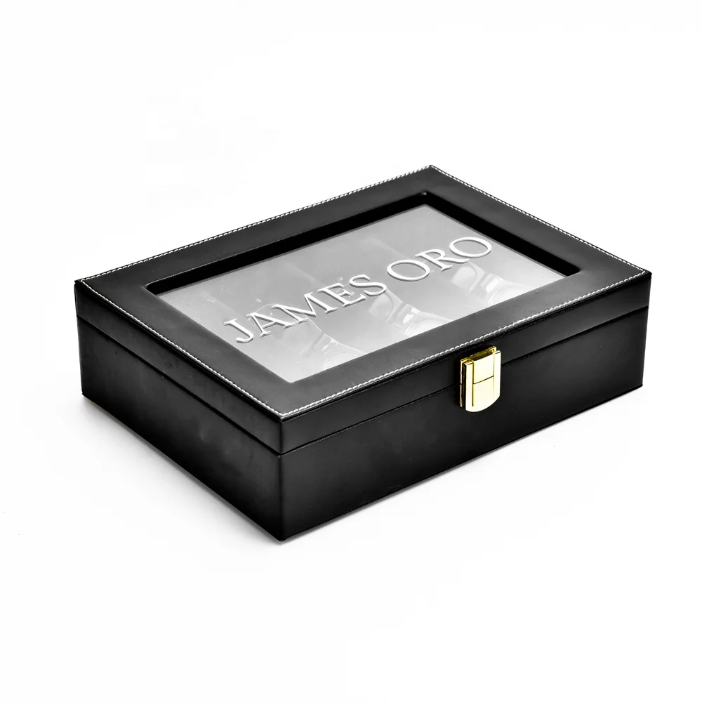 Hot selling Eyewear Display Case Leather Glasses Box Sunglasses case