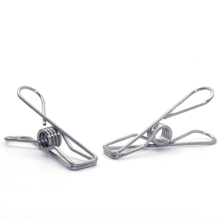 Widely used Multipurpose Laundry Clip Torsion spring Stainless Steel cloth clip hangers clothespin for home