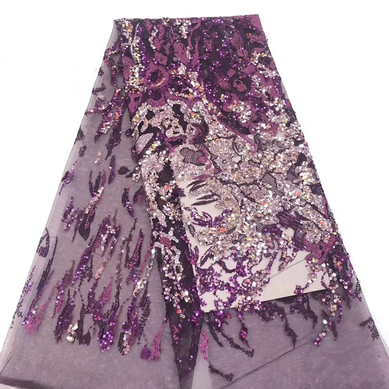african french lace fabric nigeria sequins white