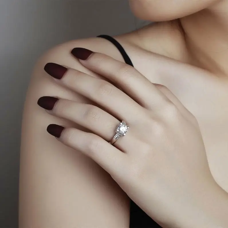 2022 New Arrival Factory Manufacturer Adjustable Moissanite Ring