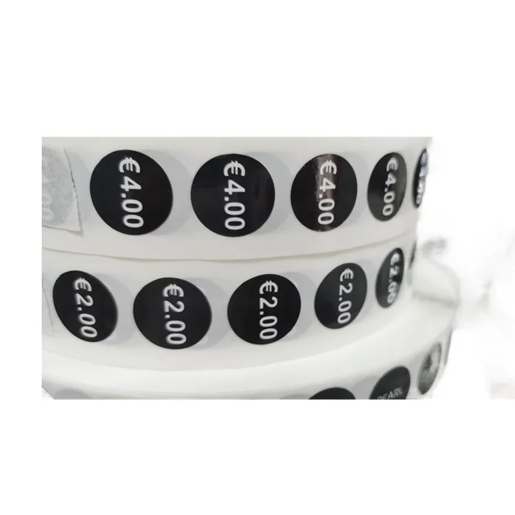 High quality long duration time custom cheap print round product waterproof sticker