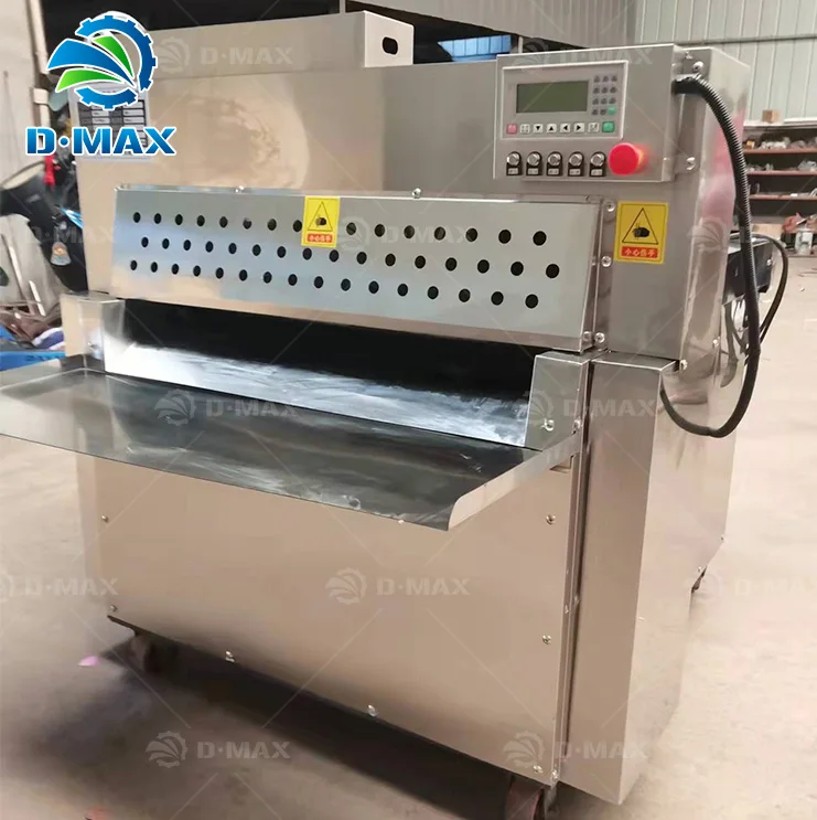 Industrial meat Roll Cutting Machine frozen Meat Slicer Machine prosciutto Meat roll cutter