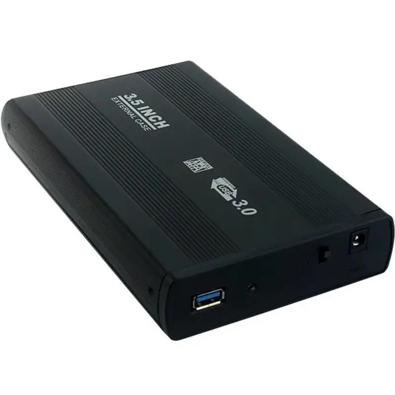 British standard power 3.5-inch USB3.0 to SATA port SSD HDD hard drive chassis USB 3.0 HDD chassis external
