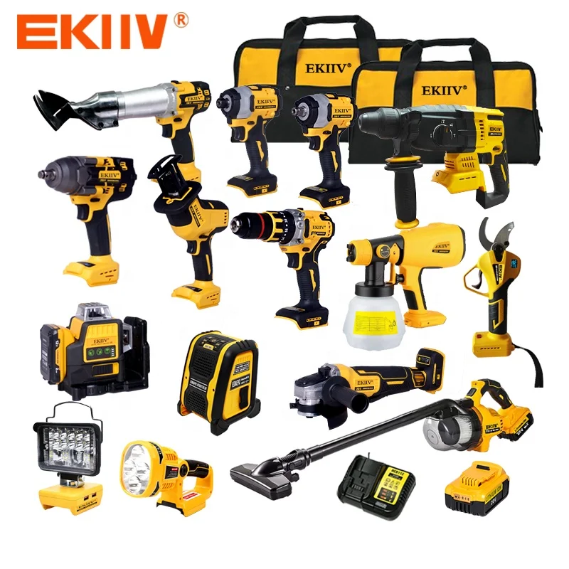 Hand Held Brushless Carbon Free 18V/20V Lithium-ion Battery Electric Cordless Impact Wrench Tool