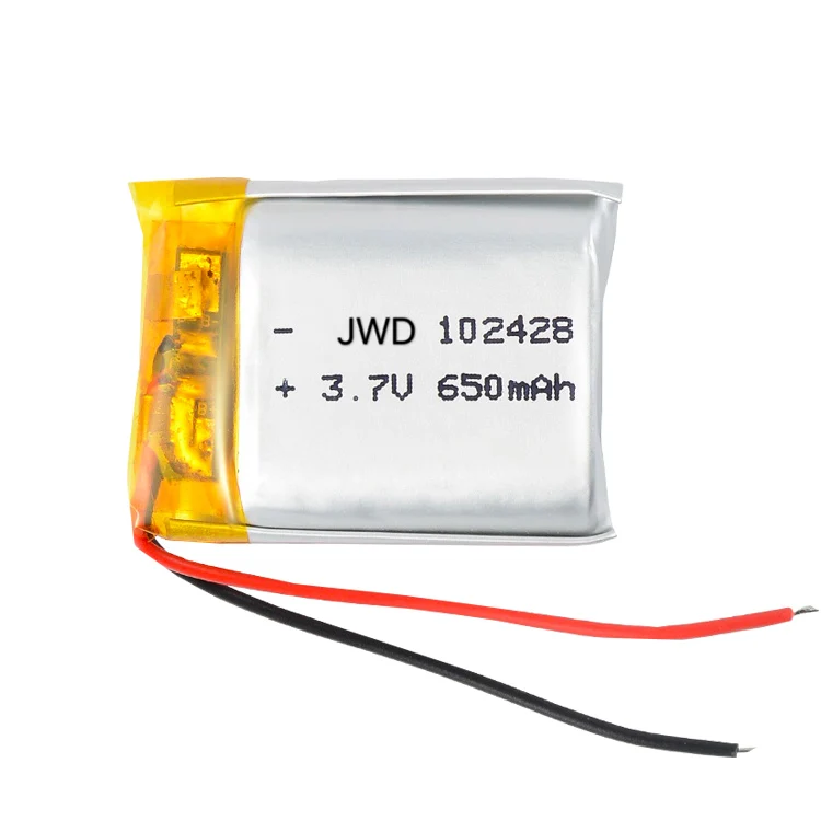Manufacturers direct polymer lithium battery 102428 650mAh 3.7v camera GPS battery wholesale