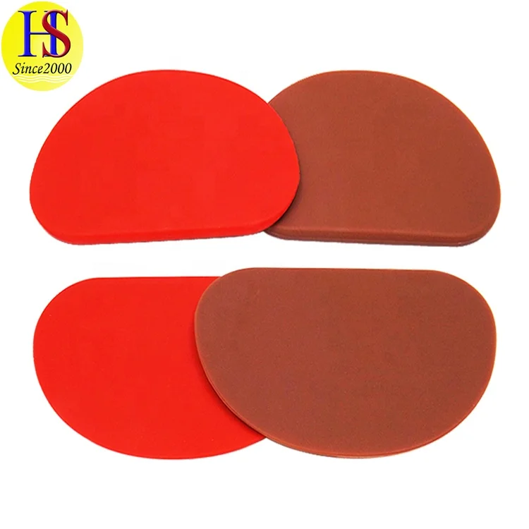 Heat Resistant Practical Kitchen Flat Baking Tools Silicone Cake Dough Bread Scraper