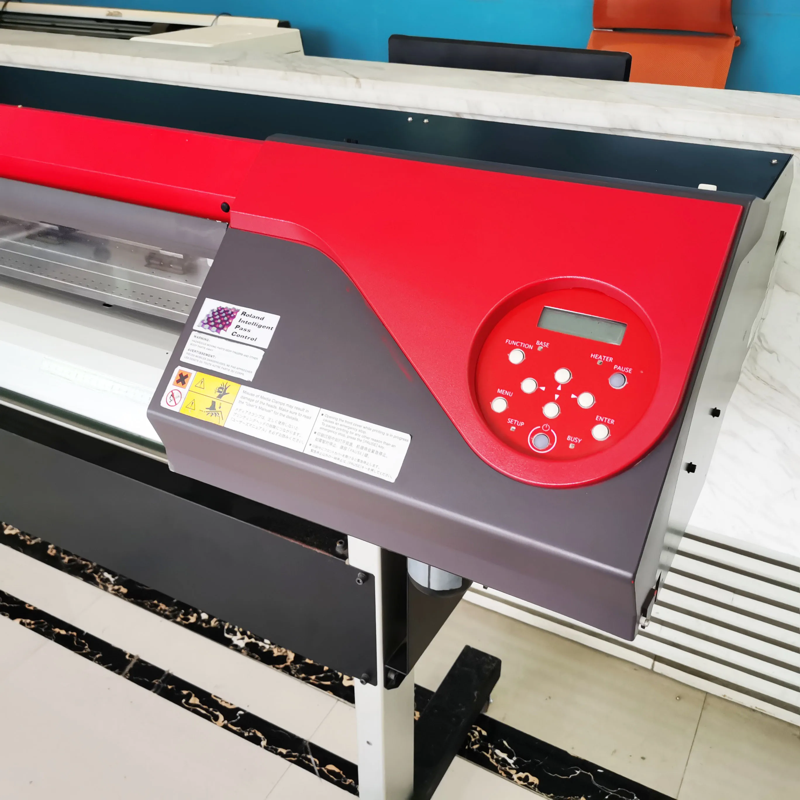 1615 mm Print Dimension Second Hand Roland RF640 Eco Solvent Ink jet Printer For Cloth Printing