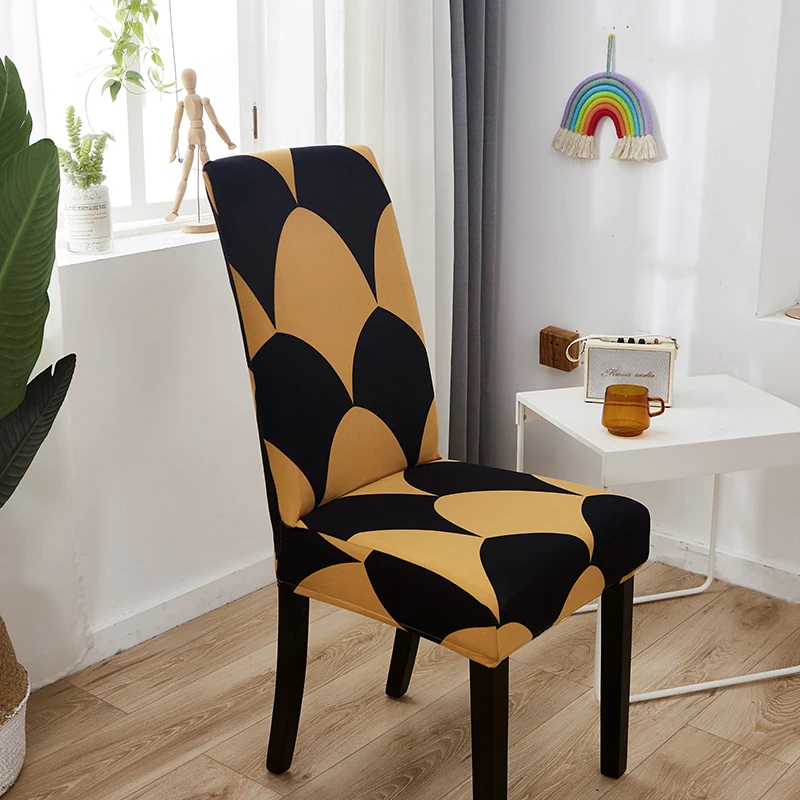 Pattern designer The cat catches half back chair covers scratch resistant covers for kitchen chairs folding printed chair covers