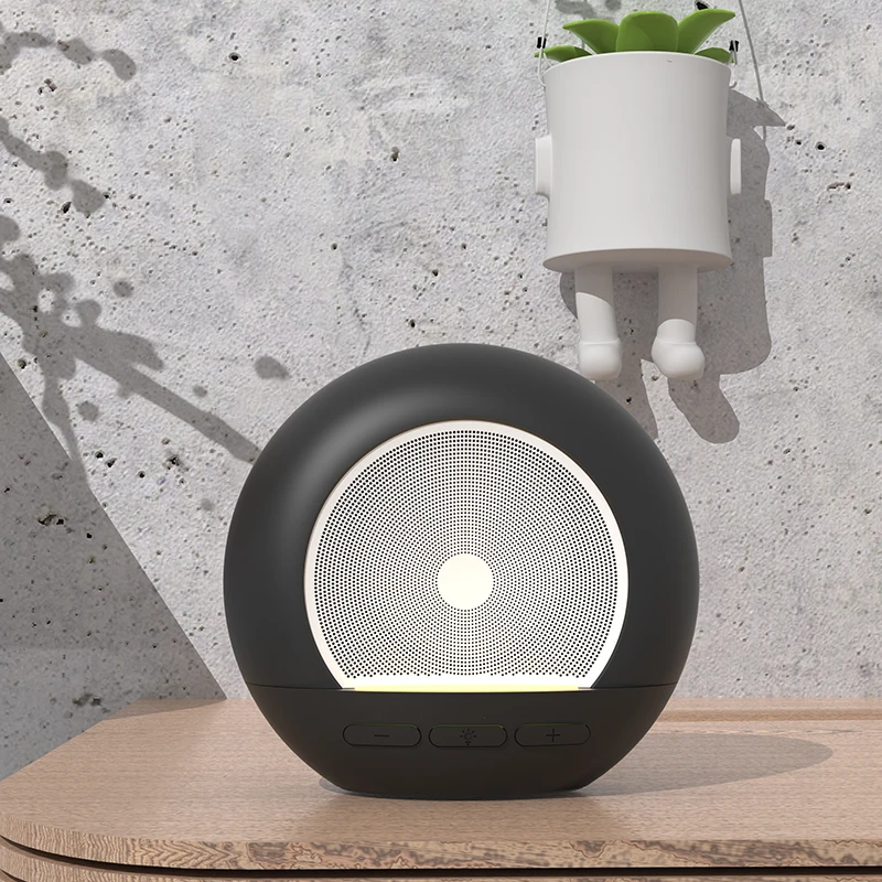 Wireless Portable Speaker 5W Stereo Sound LED Light BT 5.0 Small Home Speaker for Party Gift