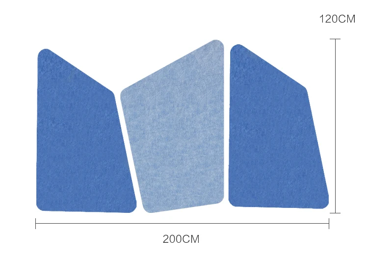 
Set of 3 family notice wall sticker decoration felt pin board bulletin board 