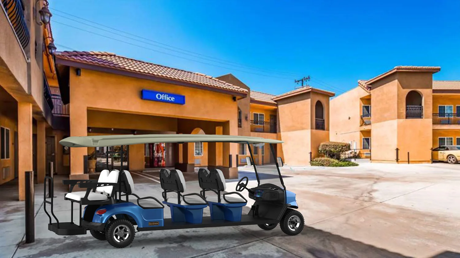 6 Seater Electric Golf Cart, Utility Buggy Food Golf Carts