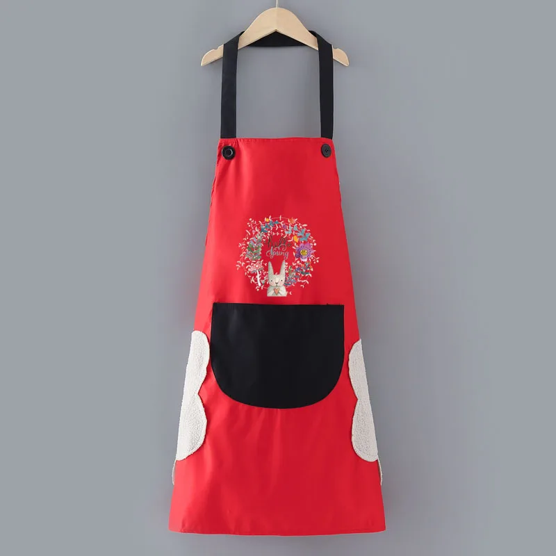 2021 PVC water oil proof animal carton customised aprons