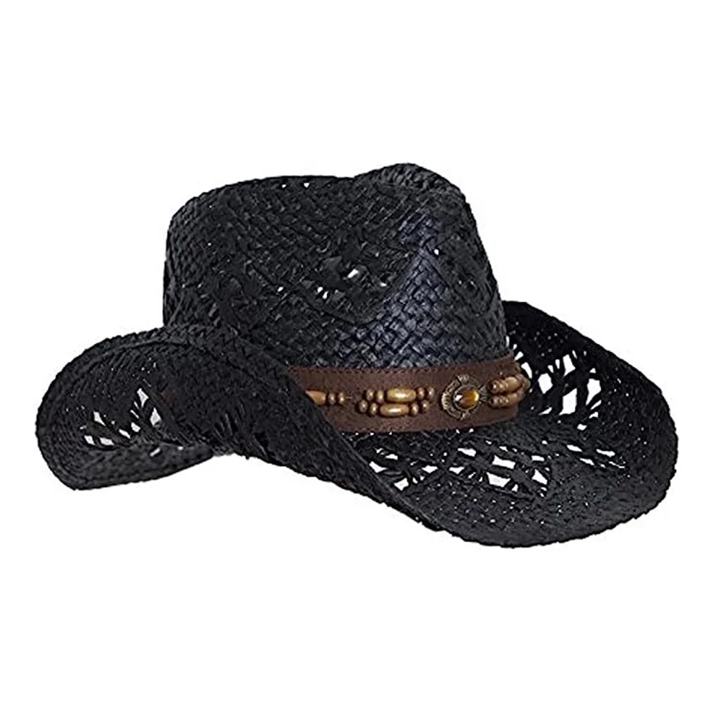 2023 customizable chinese manufacturer unisex design your own outdoor old school sun protection straw cowboy hat