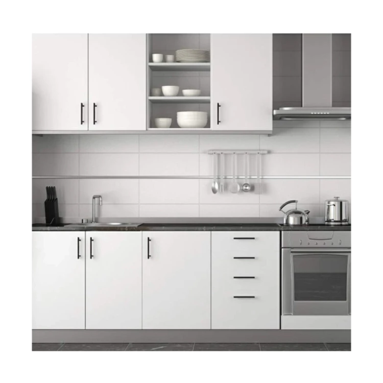 Hot Selling Modular Kitchen Furniture Manufacturer Hot Style Kitchen Cabinet Wall Modern Ethiopian Furniture Kitchen Cabinet